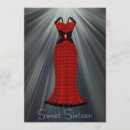 Suche nach rotes kleid einladungen Schwarz