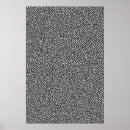 Recherche de motif complexe posters Noir et blanc