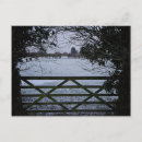 Recherche de neige cartes postales Blanc