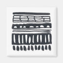 Recherche de motif noir et blanc magnets Moderne