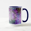 Recherche de motif carré rose tasses Mosaïque