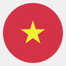 Recherche de drapeaux du vietnam autocollants Jaune