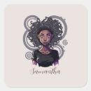 Recherche de femme afro autocollants Femme de couleur