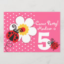 Recherche de partie de coccinelle invitations Filles
