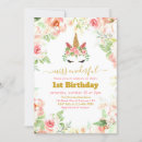 Recherche de unicorn face invitations Floral