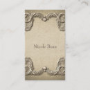 Recherche de dentelle rustique cartes visite Bois