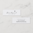 Recherche de nom mini cartes visite Beauté