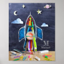 Suche nach rocket ship poster Raumschiff