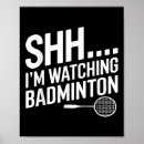 Suche nach shhh poster Badminton