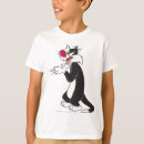 Recherche de sylvester tshirts Looney toon personnage