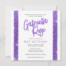 Recherche de unique bar bat mitzvah invitations Violet