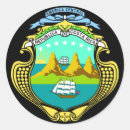 Suche nach costa rica flagge aufkleber Wappen
