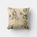 Recherche de beige floral coussins Vintage