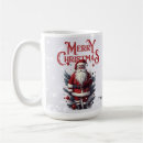 Recherche de vintage santa claus tasses Festif
