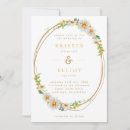 Recherche de daisy mariage invitations Élégant