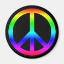 Recherche de hippie symbols magnets Arc en ciel