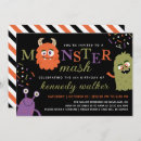 Recherche de monster mash invitations Monstres mignons