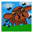 Suche nach kuh cartoon poster Bunt