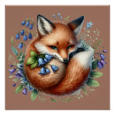 Recherche de renard posters Illustration de renard