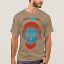 Recherche de crâne du dj tshirts Rave