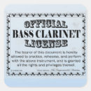 Recherche de pour le musicien autocollants Clarinette