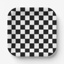 Recherche de damier assiettes en papier Boy