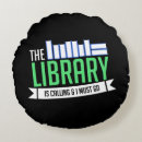 Recherche de bibliothécaire coussins Bibliothèque