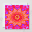 Recherche de mandala vœux cartes Rose