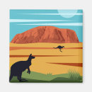 Recherche de kangourou magnets Voyage