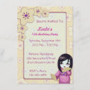 Recherche de geisha invitations Kawaii