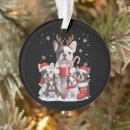 Suche nach französische bulldoggen ornamente Weihnachtsdekoration