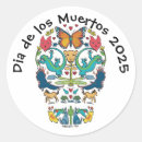 Recherche de crâne de papillon autocollants Jour des morts