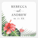 Suche nach hibiskus aufkleber Tropenhochzeit