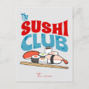 Suche nach japanisches muster postkarten Sushi