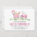 Recherche de pink farm invitations Tracteur rose