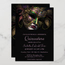 Recherche de quinceanera formel invitations Noir