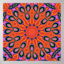 Recherche de mandalas posters Rétro