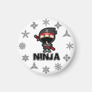 Recherche de guerrier japonais magnets Ninja