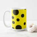 Recherche de noir et jaune tasses Simple