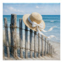 Recherche de chapeau en paille posters Plage
