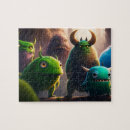 Recherche de monstres puzzles Imaginaire