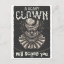 Suche nach gruseliger clown postkarten Zirkus