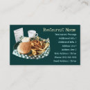 Suche nach nahrungsmittelservice visitenkarten Café