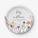 Suche nach rosa blumen teller Babyparty