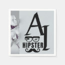 Recherche de moustaches serviettes Hipster