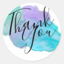 Recherche de merci marquer autocollants Aquarelle