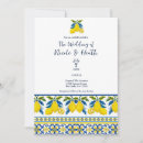 Recherche de jaune et bleu mariage invitations Citron