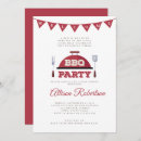 Recherche de baby bbq invitations Rouge