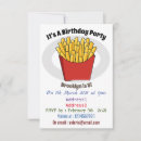Recherche de frite invitations Pour enfants