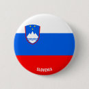 Recherche de drapeau de la slovénie badges Drapeaux du monde